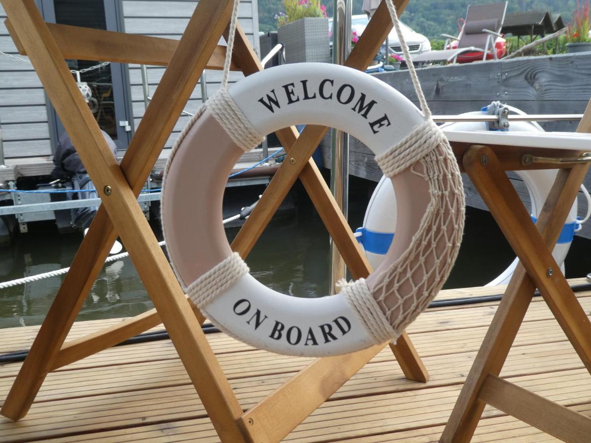 Hausboot Moselrose In Poelich Hotel Polich Buitenkant foto